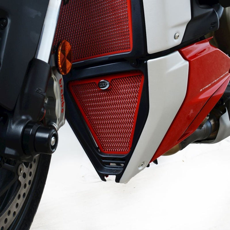Load image into Gallery viewer, R&amp;G Racing Titanium Oil Cooler Guard OCG0038TI
