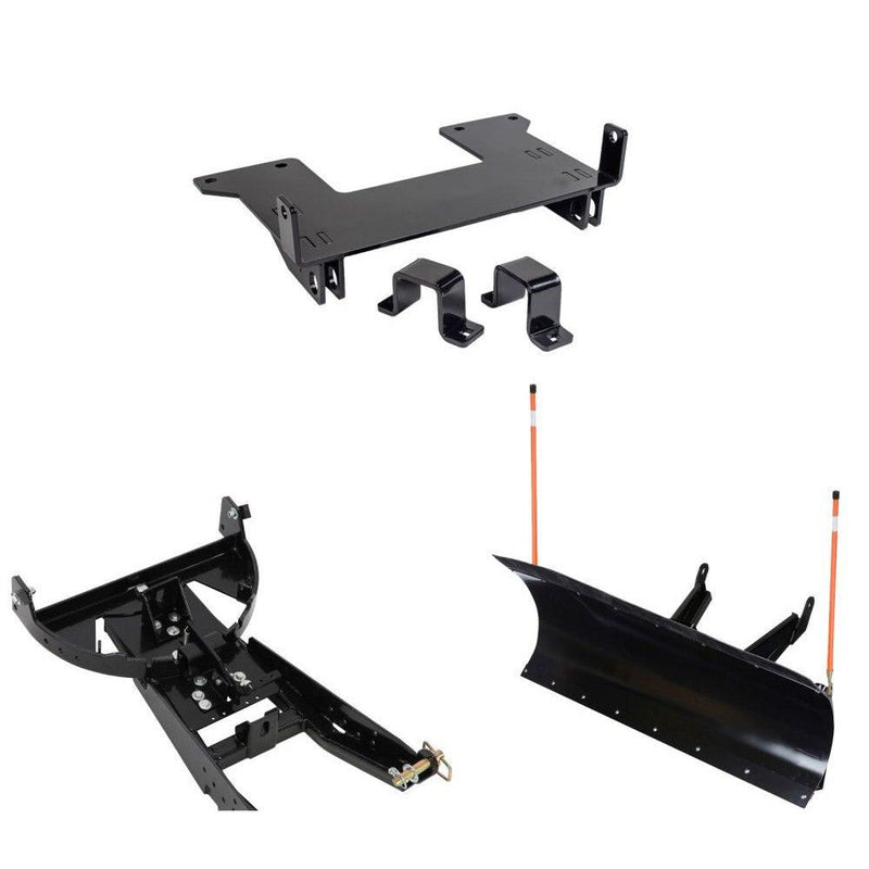 Load image into Gallery viewer, Denali Black UTV Snow Plow Kit For Honda Pioneer 700 SXS700M2 2014-2021
