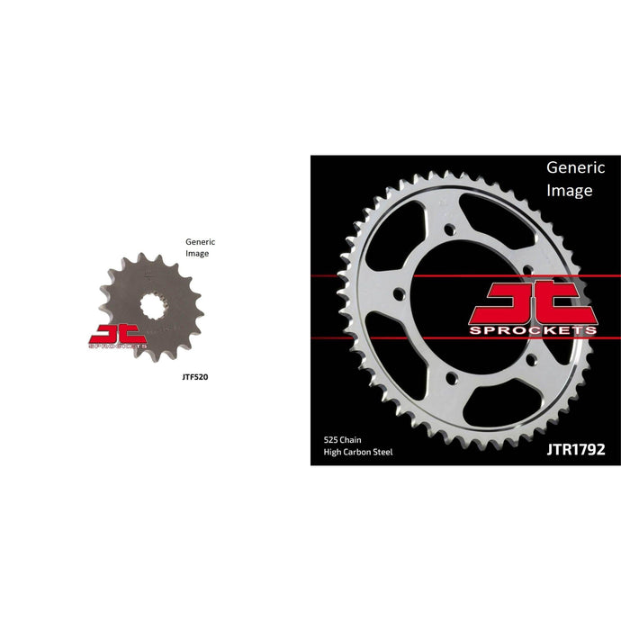 Front & Rear Sprocket Kit for Street SUZUKI GSX-R600 2001-2005