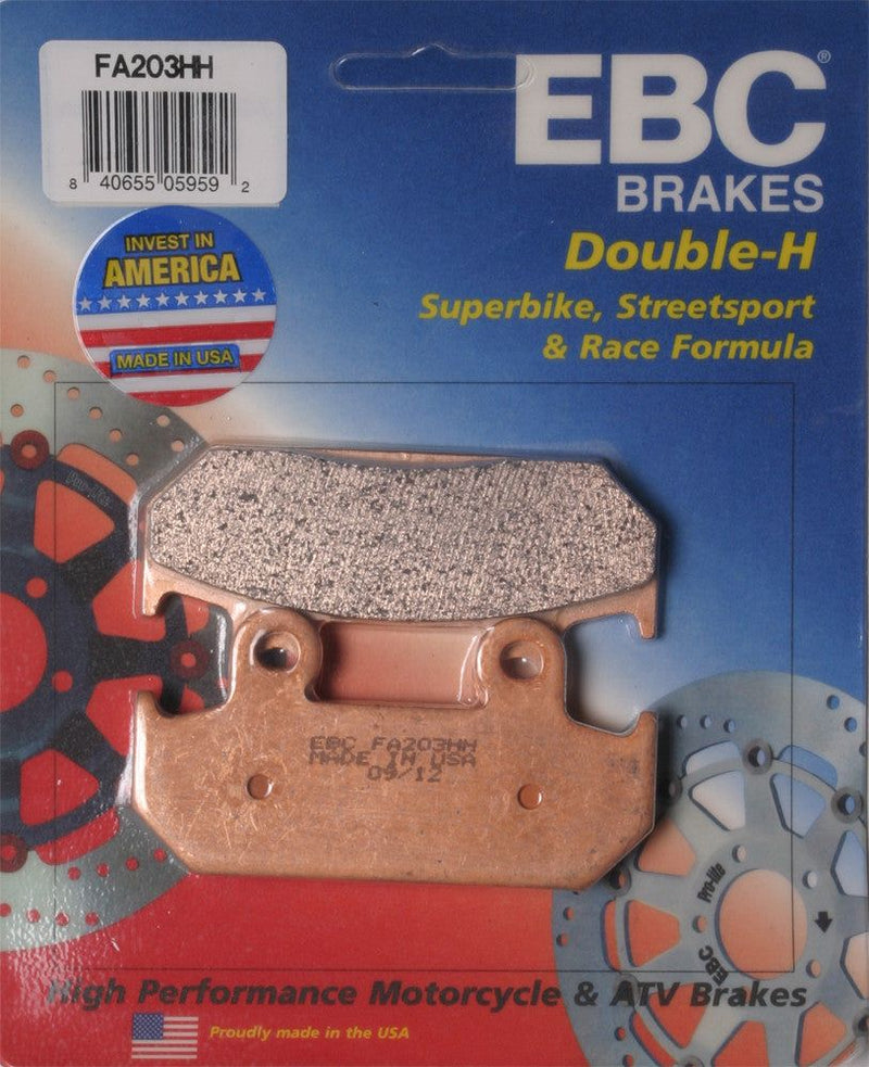 Load image into Gallery viewer, EBC 1 Pair Sintered HH Race Formula Brake Pads MPN FA203HH
