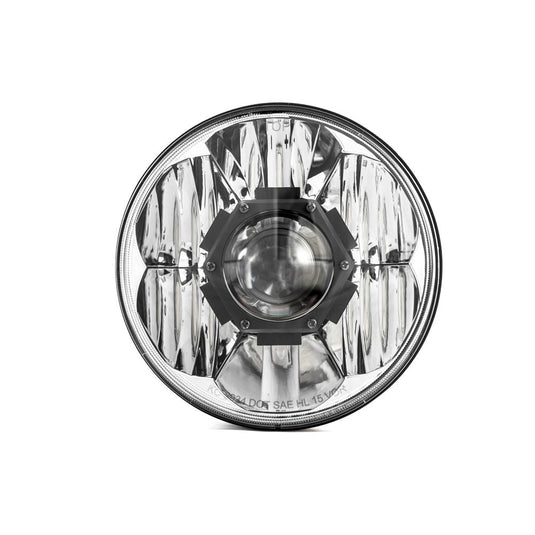 KC HiLiTES 7" Gravity LED Pro DOT Headlight - Driving Beam - Single - Universal / 07-18 Jeep JK