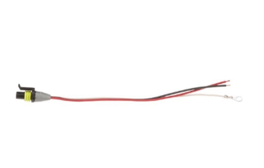 LED Plug, 3-Wire, Molded AMP, w/ Stripped Lead, Ring Terminal