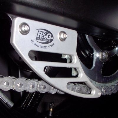 Load image into Gallery viewer, R&amp;G Racing Toe Chain Guards - Aluminium - Silver For 2009-2024 BMW K1300S
