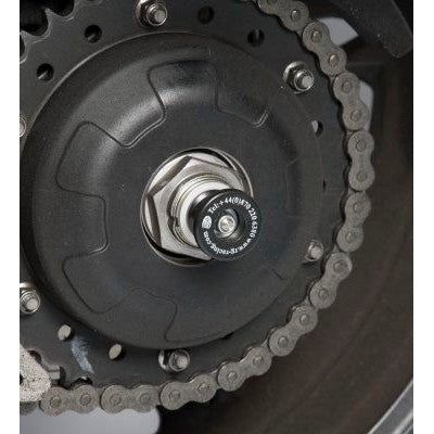 Load image into Gallery viewer, R&amp;G Racing Black Spindle Sliders For 2011-2012 Triumph Sprint GT SS0031BK
