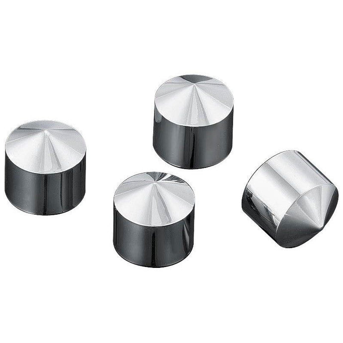 Harley FXCWC Rocker C 08-11Peaked Rocker Box Bolt Covers 4pk Chrome by Kuryakyn