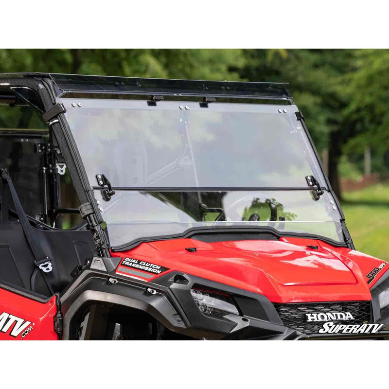 Load image into Gallery viewer, SuperATV Honda Pioneer 1000 Scratch-Resistant 3-in-1 Windshield WS-H-PIO1K5-3N1-70
