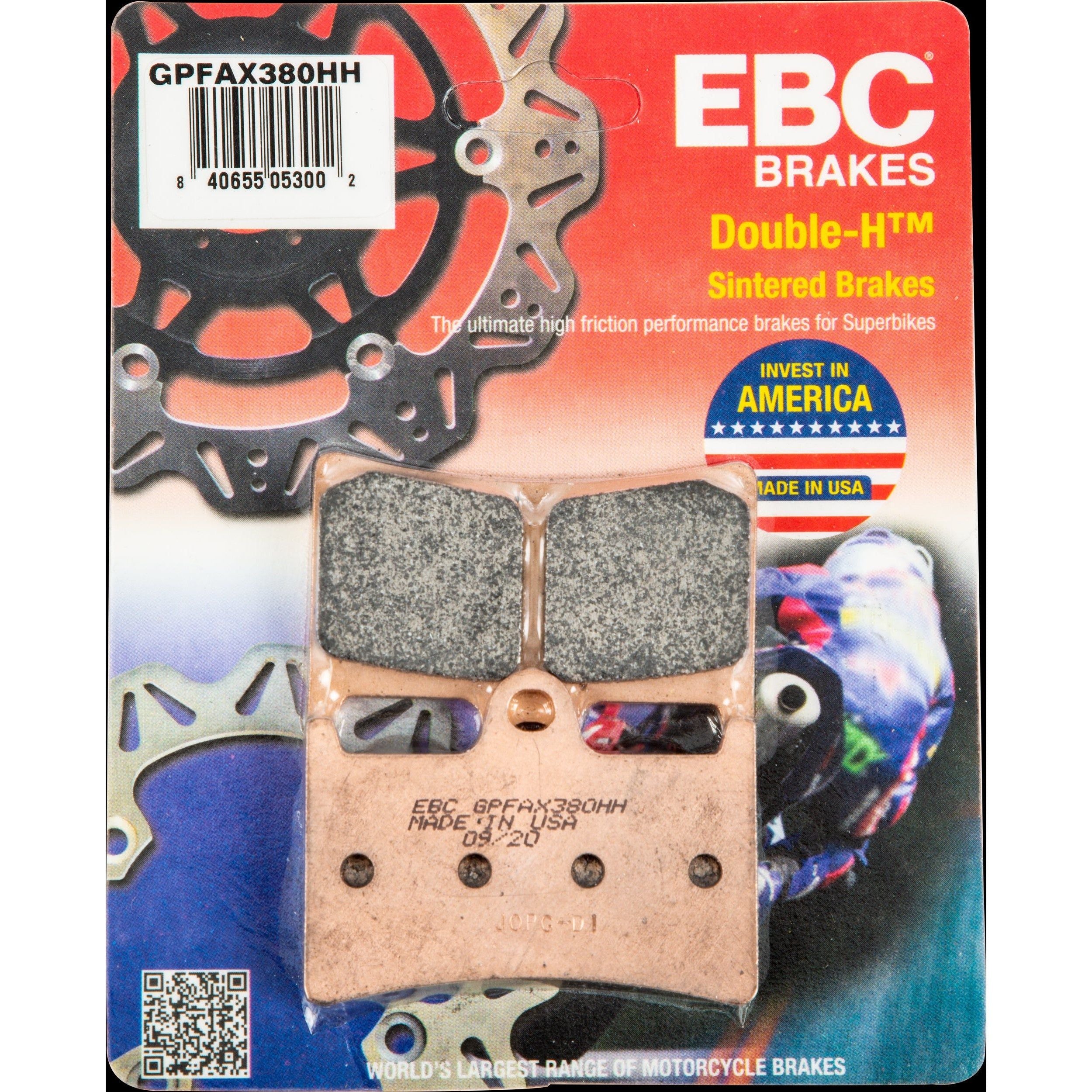EBC 1 Pair GPFAX Sintered Racing Brake Pads MPN GPFAX380HH