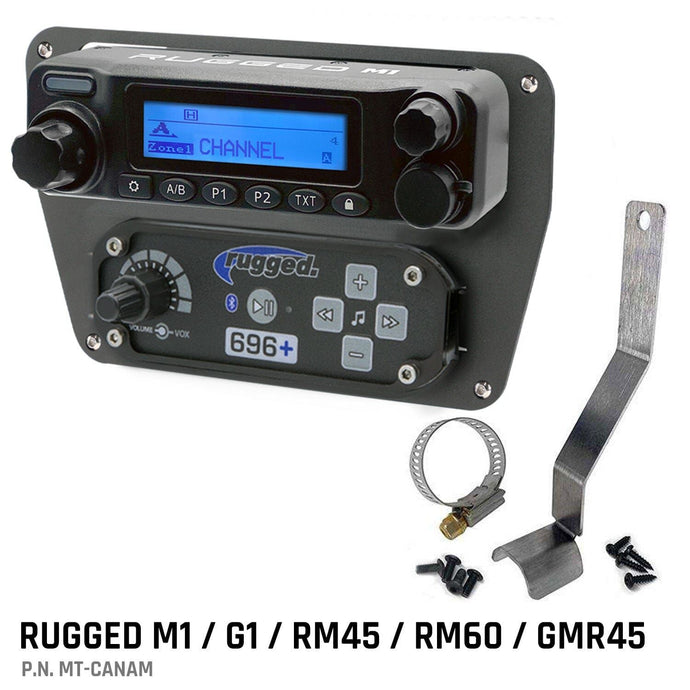 Rugged Radios Can-Am Commander Intercom and Radio Mount