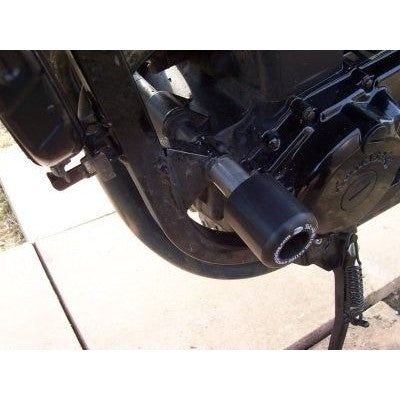 Load image into Gallery viewer, R&amp;G Racing Black Classic Style Crash Protectors For 1987-2004 Honda CB250 Hornet
