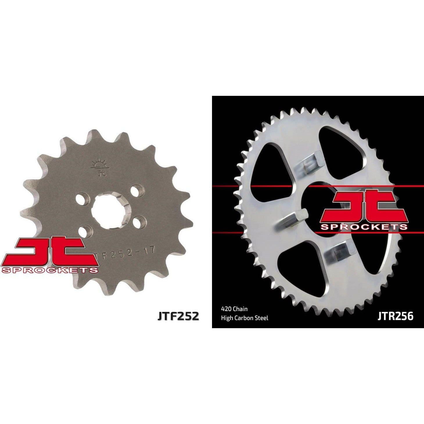 Front & Rear Sprocket Kit for HONDA XR75 K1-K5 74-78 JT Sprockets