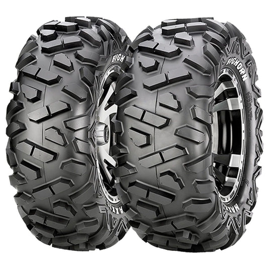 Set of 2 Maxxis Bighorn Radial Front ATV UTV Tires AT26X9R14 6Ply