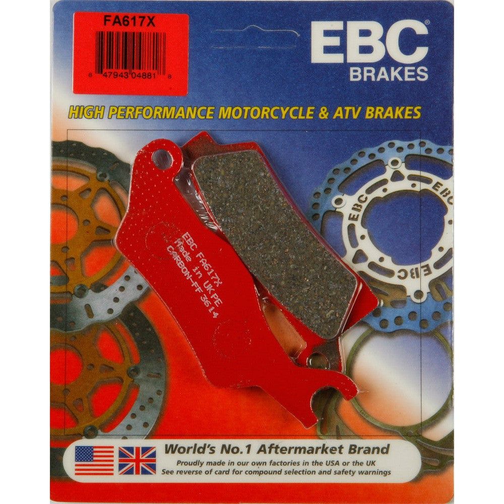 EBC 1 Pair Performance X-Series Carbon Brake Pads MPN FA617X