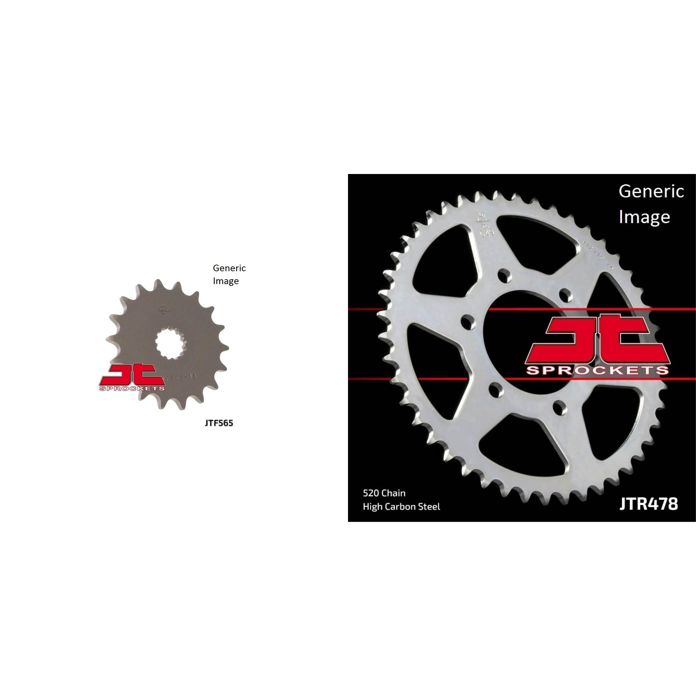 Front & Rear Sprocket Kit for Street KAWASAKI ER-6N 2010-2016