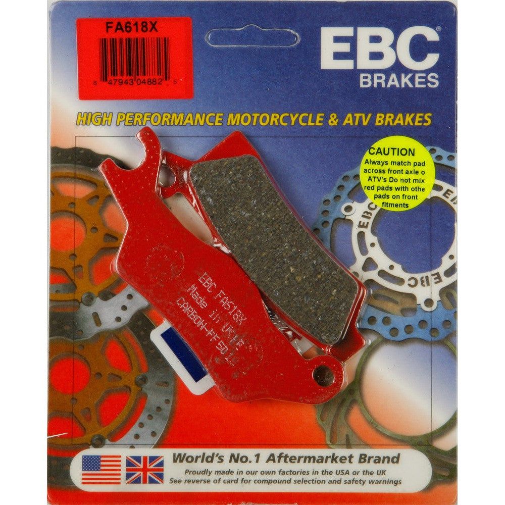 EBC 1 Pair Performance X-Series Carbon Brake Pads MPN FA618X