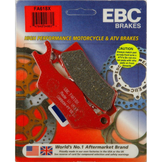 EBC 1 Pair Performance X-Series Carbon Brake Pads MPN FA618X