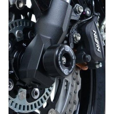 Load image into Gallery viewer, R&amp;G Racing Black Fork Protectors For 2016-2023 Kawasaki Versys 650 KLE650 ABS
