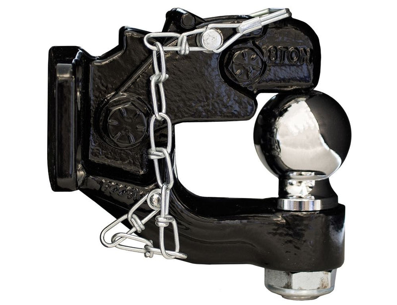 Load image into Gallery viewer, Combination Pintle Hook with 2&quot; Ball, Mounting Plate and Hardware
