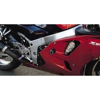 Load image into Gallery viewer, R&amp;G Racing Black Classic Style Crash Protectors For 1995-1997 Kawasaki Ninja ZX6R ZX600F
