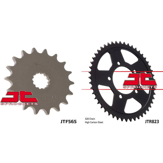 Front & Rear Sprocket Kit for SUZUKI SFV650 AZ Gladius 13 JT Sprockets