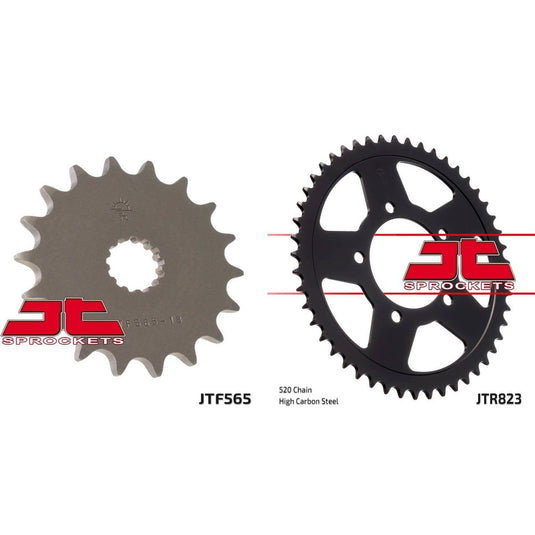 Front & Rear Sprocket Kit for SUZUKI SFV650 AZ Gladius 13 JT Sprockets
