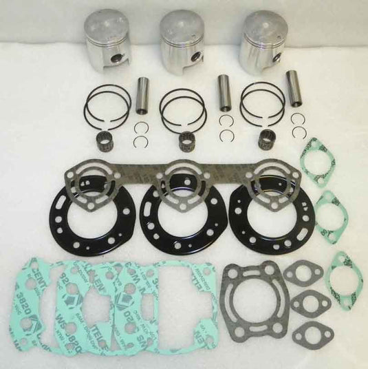 WSM Top End Rebuild Kit For Polaris 650 SL 92-95 .25mm Over 010-831-11