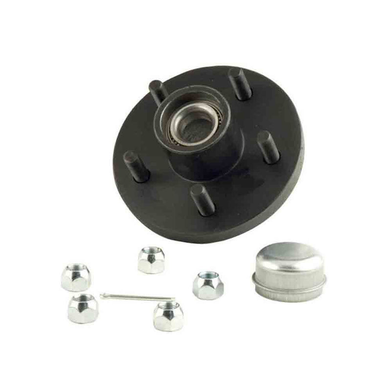 Load image into Gallery viewer, Emergency Trailer Hub Repair Kit for 5 on 4-1/2" Bolt Circle, 1-3/8" to 1-1/16" Spindle
