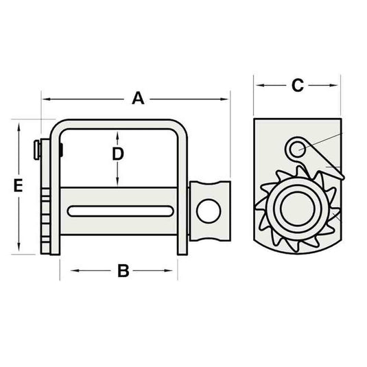 Low Profile Flatbed Winch