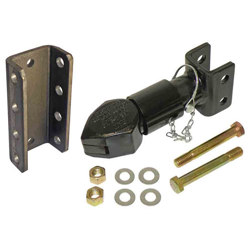 Load image into Gallery viewer, Cast Head Sleeve Lock Adjustable Channel Coupler for 2-5/16" Ball - 12,000 lbs. Tow Capacity with Channel and Hardware
