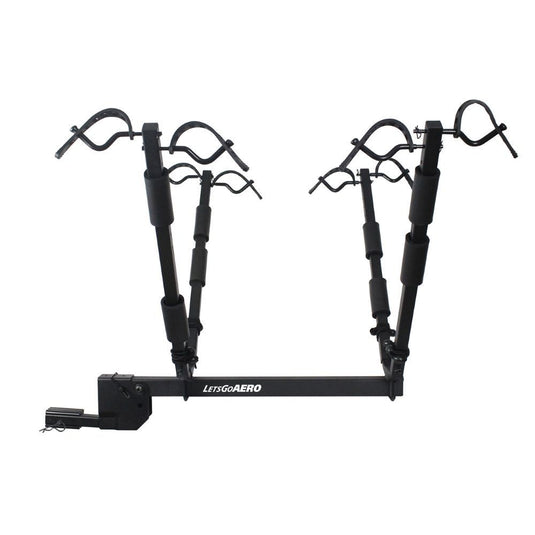 Let's Go Aero NEO 4 - Four Bike Hitch Rack with Tilt Shank fits 1-1/4