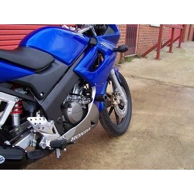 Load image into Gallery viewer, R&amp;G Racing Black Classic Style Crash Protectors For 2004-2009 Honda CBR125R
