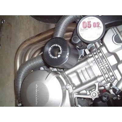 Load image into Gallery viewer, R&amp;G Racing Black Classic Style Crash Protectors For 2002-2008 Honda CB900F 919Hornet
