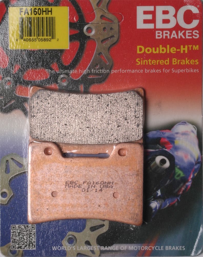 Load image into Gallery viewer, EBC 1 Pair Sintered HH Race Formula Brake Pads MPN FA160HH
