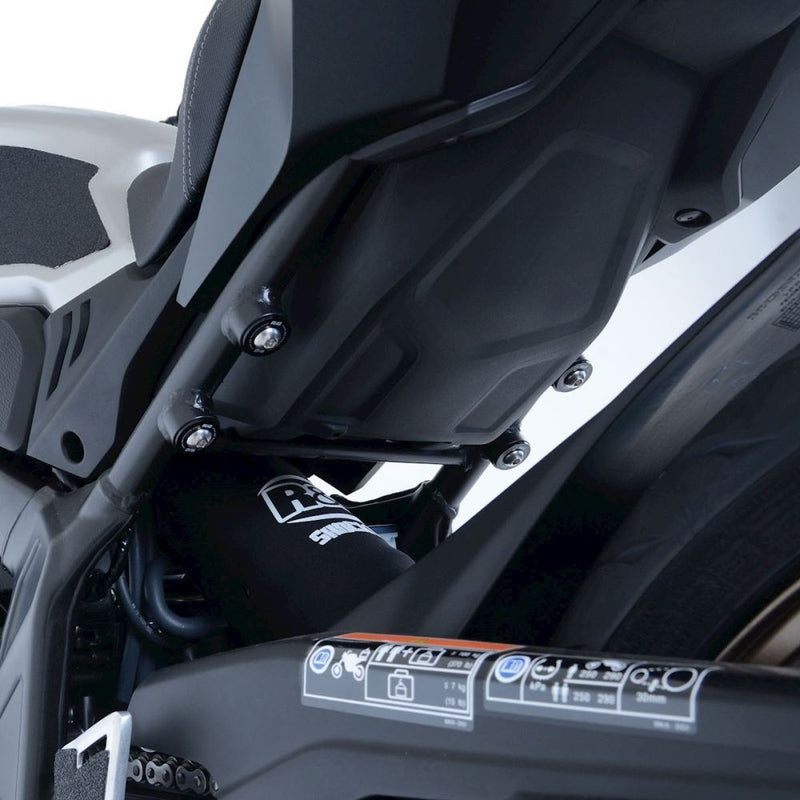 Load image into Gallery viewer, R&amp;G Racing Black Rear Foot Rest Blanking Plugs For 2021-2022 Ducati Multistrada V4
