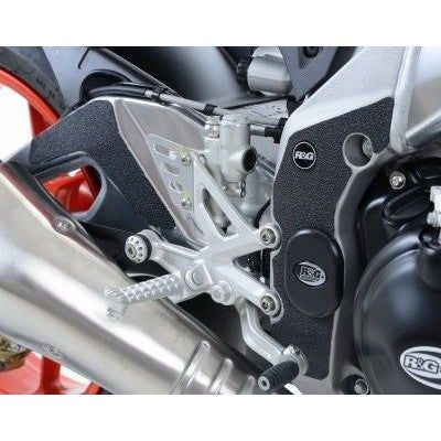 Load image into Gallery viewer, R&amp;G Racing Black Boot Guard Kit For 2019-2020 Aprilia RSV4 1100 Factory

