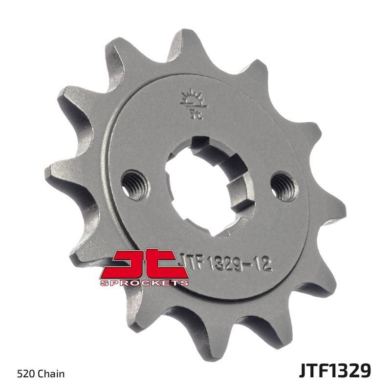Load image into Gallery viewer, JT Sprockets Front Steel Sprocket 12 Tooth 12T 520 Chain JTF1329.12
