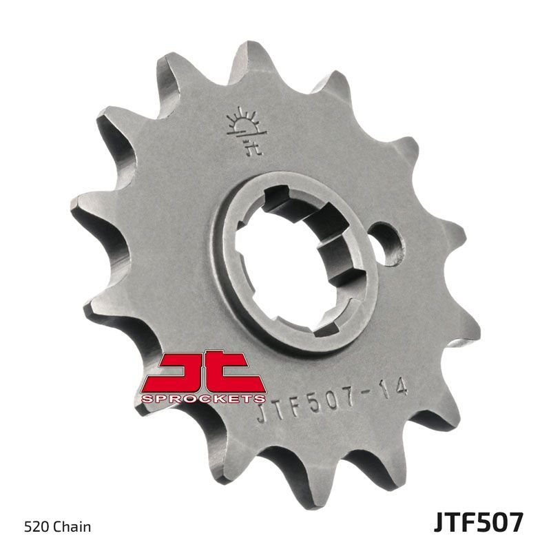 Load image into Gallery viewer, JT Sprockets Front Steel Countershaft Sprocket 13 Tooth 13T 520 Chain JTF507.13
