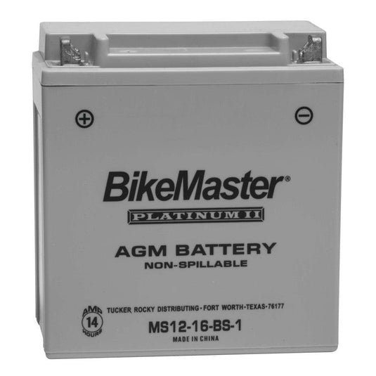AGM 12V Platinum Battery For Suzuki LT-A500F QuadMaster 2000-2001 Grey