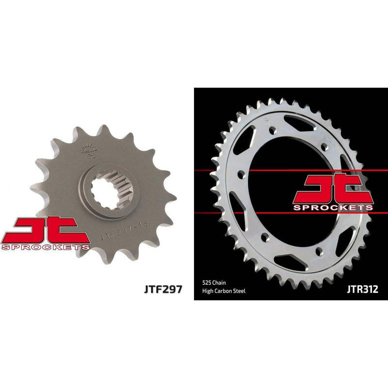 Load image into Gallery viewer, Front &amp; Rear Sprocket Kit for HONDA VFR400 R3-L,M-NC30 90-93 JT Sprockets
