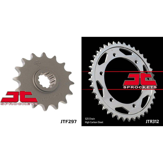 Front & Rear Sprocket Kit for HONDA VFR400 R3-L,M-NC30 90-93 JT Sprockets