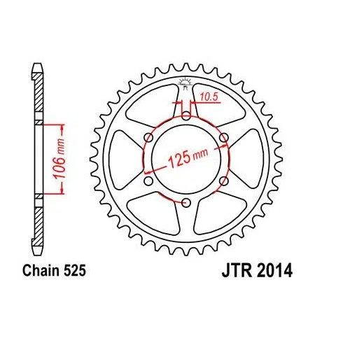 Front & Rear Sprocket Kit for Street TRIUMPH 800 Tiger/XC 2011-2016