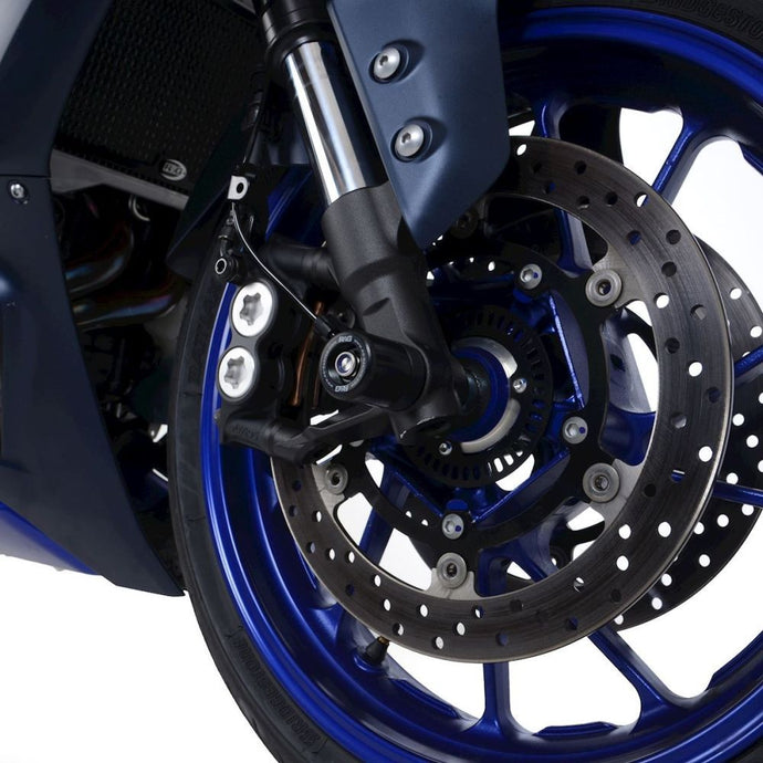 R&G Racing Black Fork Protectors For 2022-2024 Yamaha YZF R7 FP0264BK