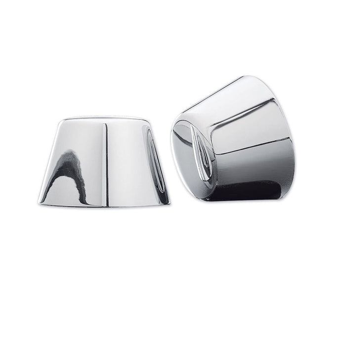 KURYAKYN CHROME FRONT AXLE CAPS 1980-1999 HARLEY TOURING, 88-07 SPORTSTERS 1201