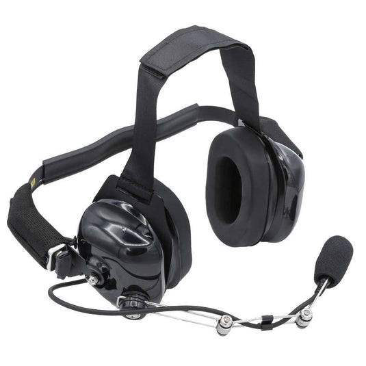 Rugged Radios H85 Linkable Full Duplex Intercom Headset  Expand To Unlimited Headsets H85-BLK