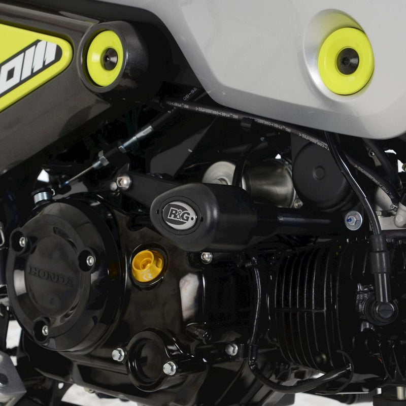Load image into Gallery viewer, R&amp;G Racing Black Aero Style Crash Protection Bobbins For 2021-2024 Honda Grom 125
