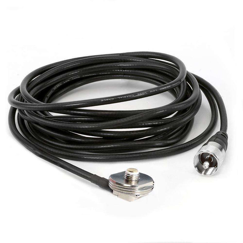 Load image into Gallery viewer, Rugged Radios 15 Ft Antenna Coax Cable with 3/8 NMO Mount NMO-MT-15
