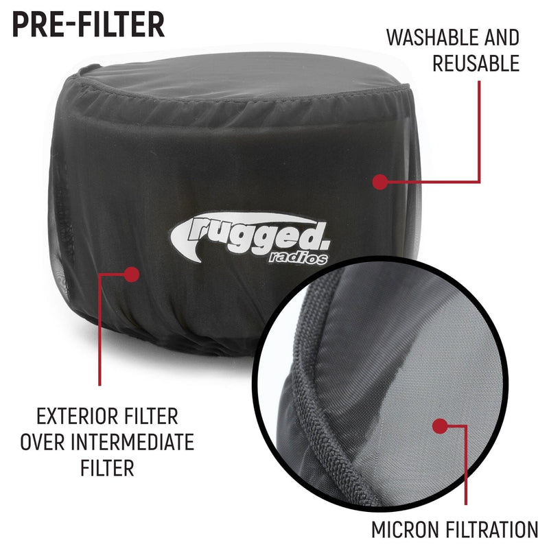 Load image into Gallery viewer, Rugged Radios HIGH PERFORMANCE Filter Kit for MAC Air Helmet Pumper

