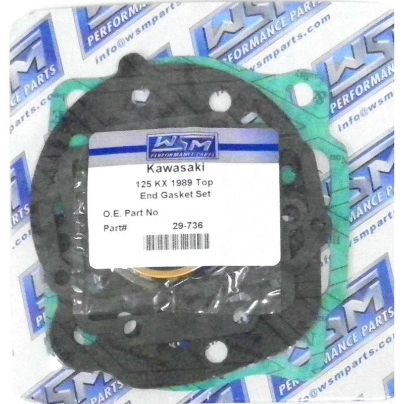 Load image into Gallery viewer, WSM Top End Gasket Kit For Kawasaki 125 KX 1989 29-736

