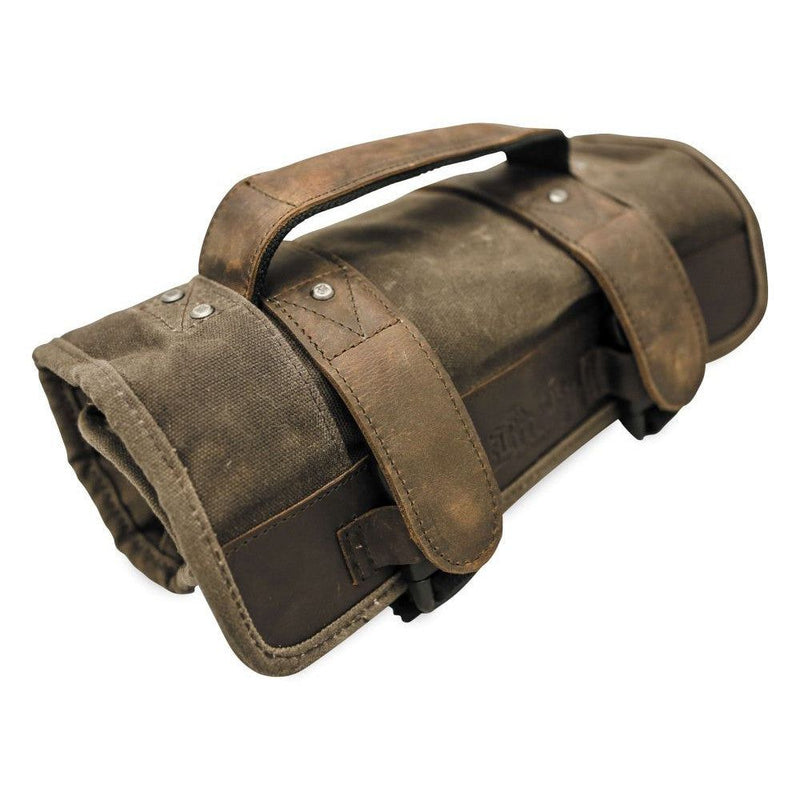 Load image into Gallery viewer, Burly Brand Voyager Tool Roll Dark Oak - B15-1030D

