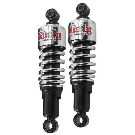 Burly Brand Slammer 10.5" Shocks Chrome - B28-1203