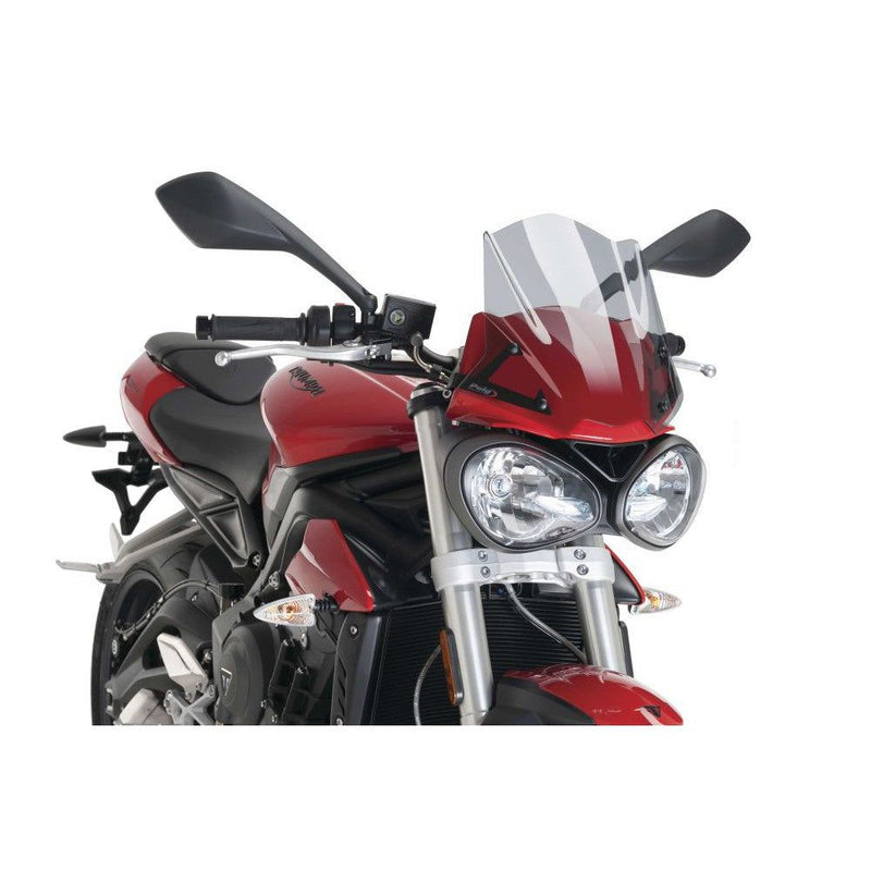Load image into Gallery viewer, Puig Naked New Generation Windshield Dark Smoke - 3548F
